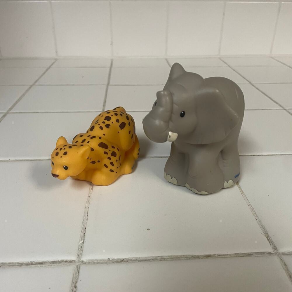Little People Zoo Animals Elephant Cheetah Ark